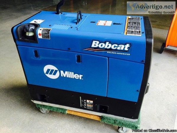Like New 2015 Bobcat Miller Welder 250 EFI Generator with Leads 