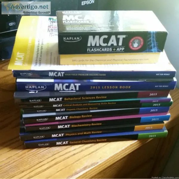 2015 Kaplan MCAT Books for Sale