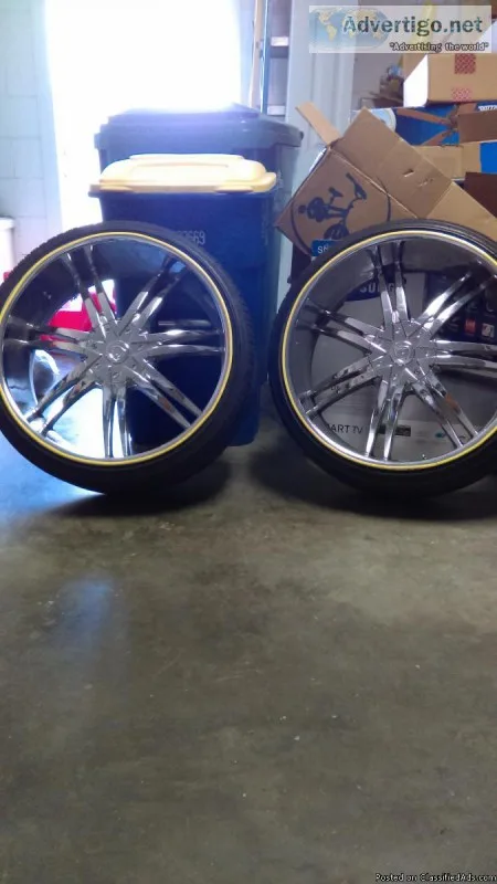 24&quot Borghini rims universal 5 lug