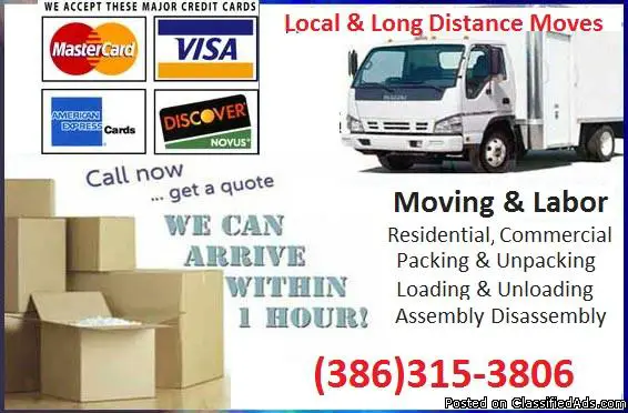 Local andLong Distance Moving and Labor