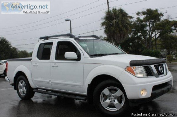 2005 NISSAN FRONTIER WHITETAN LIKE NEW LOW MILES 79991 SALE PRIC