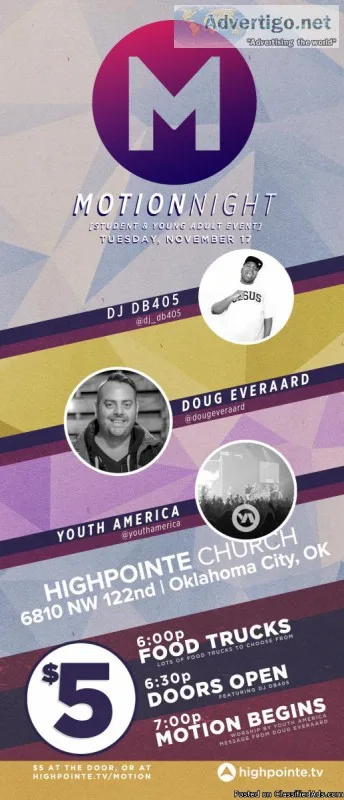 Motion (YouthYoung Adult Event)