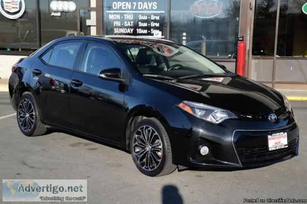 2014 Toyota Corolla S WE FINANCE -Bluetooth 30K Miles 9622