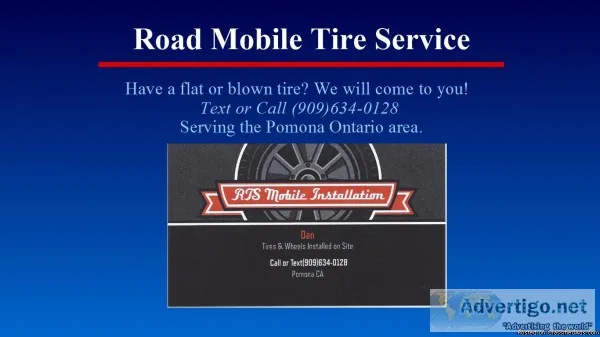 Tire Installation on site