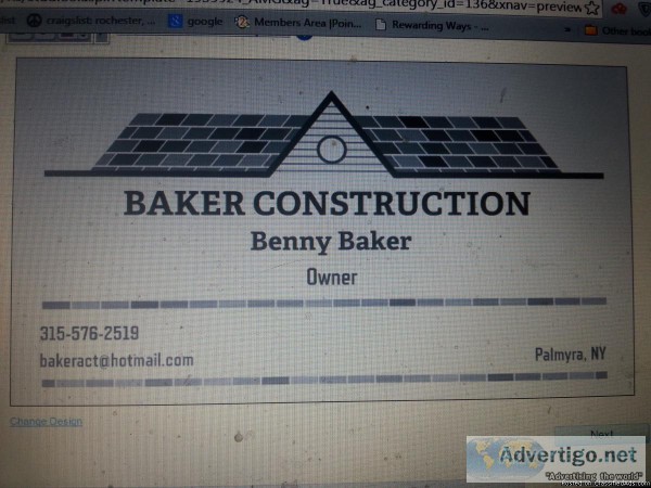 Skilled in all phases of construction (Rochester and Surrounding