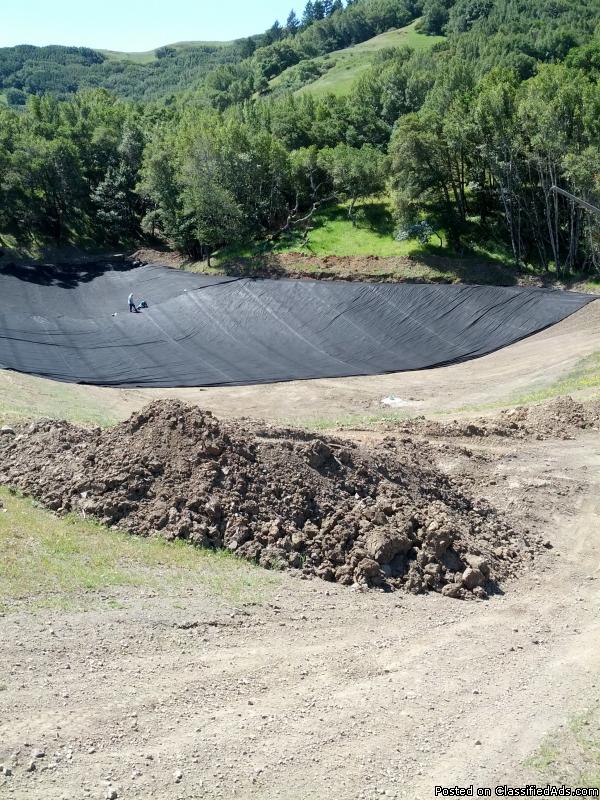 Pond liner installer(service) We do installations worldwide