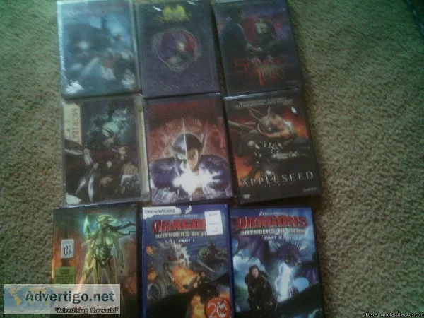 Factory sealed Anime DVDS