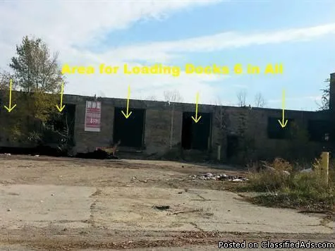 Over 1 Acre with Industrial Building