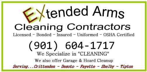 Memphis (901) 604-1717 Residential House Cleaning  Extended Arms