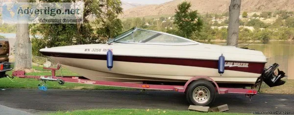 98 Blue Water Shadow 17ft Bow Rider