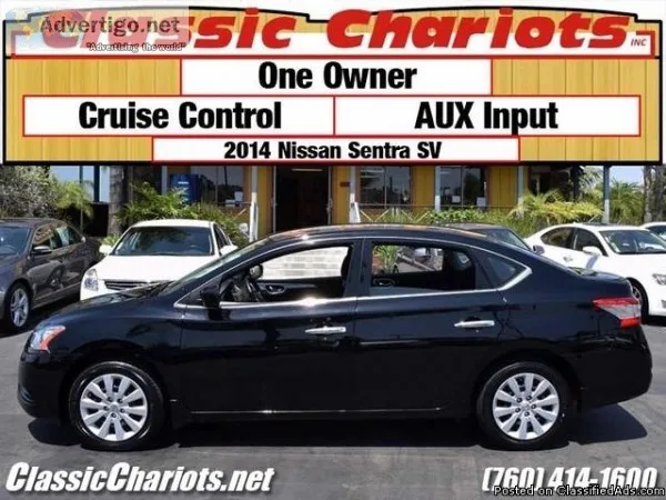 Used Car Near Me &ndash 2014 Nissan Sentra SV with Cruise Contro