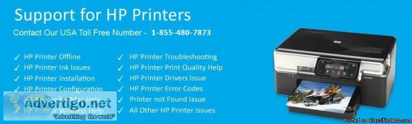 Get instant HP printer support at 1-855-480-7873 (Toll Free)