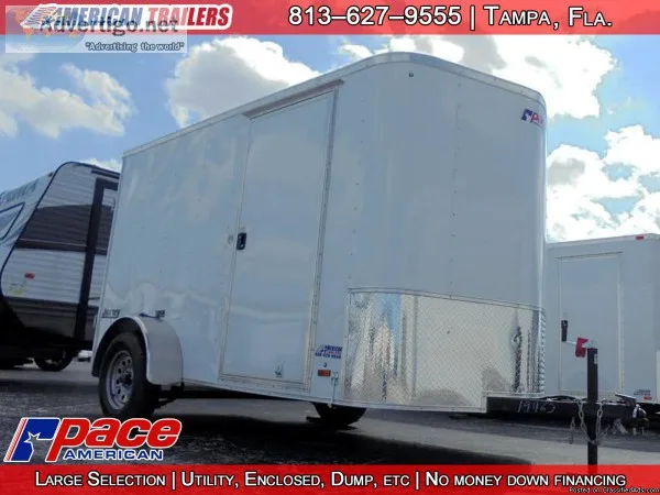 6x10 Pace American  Enclosed Trailer