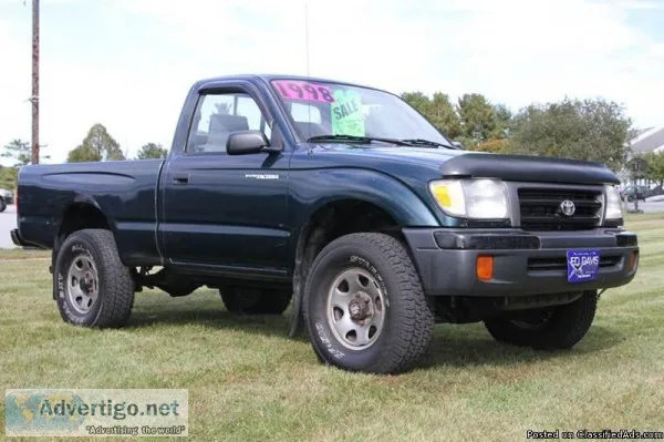1998 Toyota Tacoma 4WD Standard Cab 5 Speed Manual (8615) WE FIN