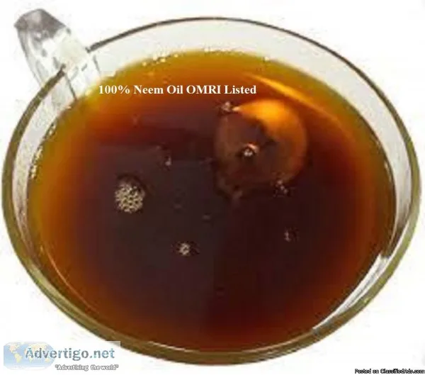 100% Neem Oil Organic OMRI Listed Liquid 55 Gallons