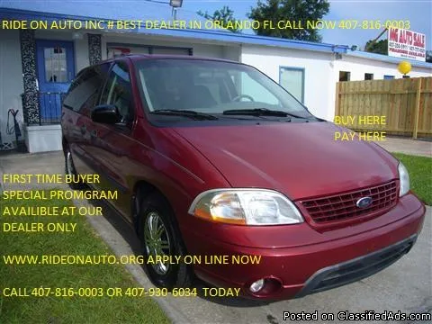 2003 Ford Windstar Passenger 1000 DOWN PAYMENT