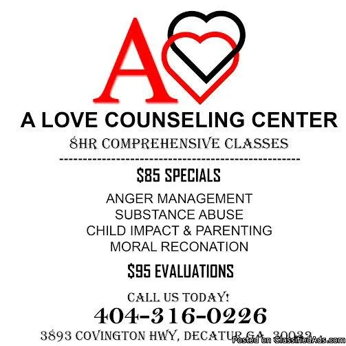 Court Approved Classes (anger management parenting substance abu