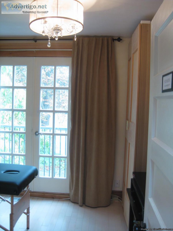 Massage Therapist treatment space