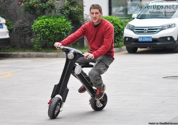 Rechargeable folding electric scooter