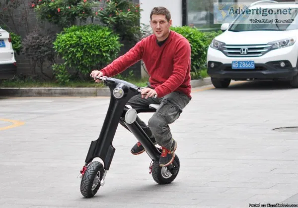 Rechargeable folding electric scooter