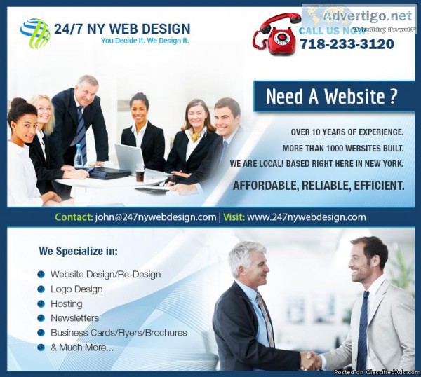 Need A Website for your business Over 1000 websites built by us