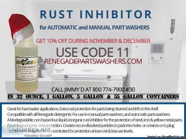 Defoamer 55 Gallon For Automatic and Manual Parts Washers