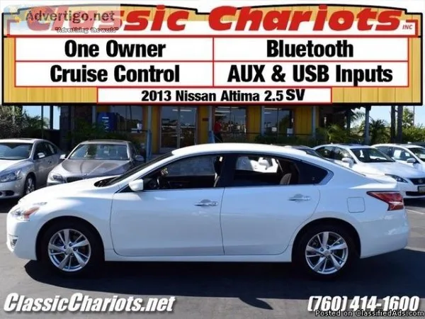Used Car Near Me &ndash 2013 Nissan Altima 2.5 with Bluetooth Cr
