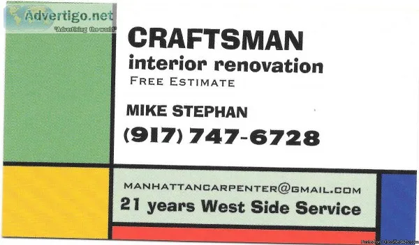 Fine CarpenterExperience d handyman