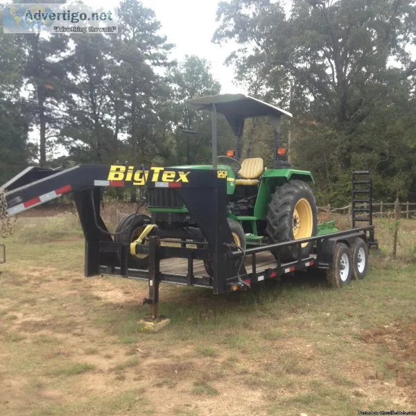 JOHN DEERE TRACTOR AND CUTTER