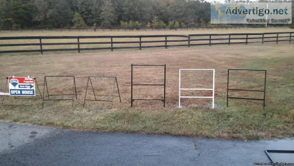 Real estate sign frames