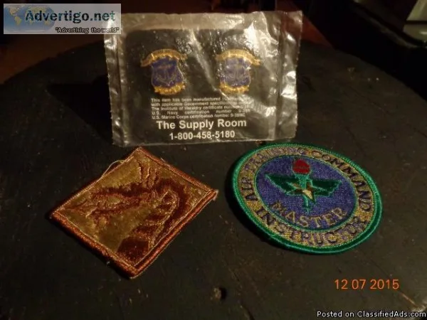 2 Patches and 2 Navy Pins