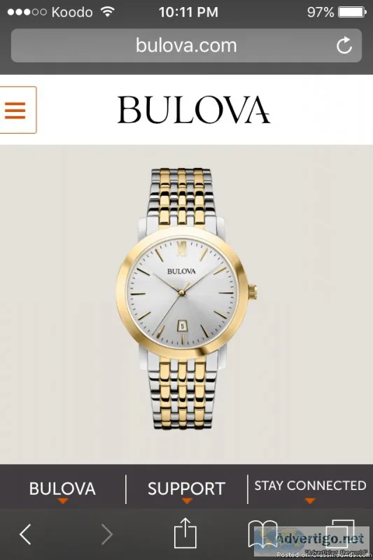 Bulova watch