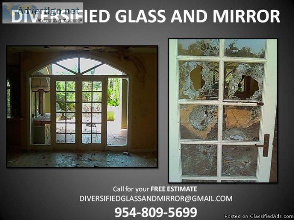AAA_SUNRISE FL. WINDOW REGLAZING GLASS and MIRROR REPAIR and INS