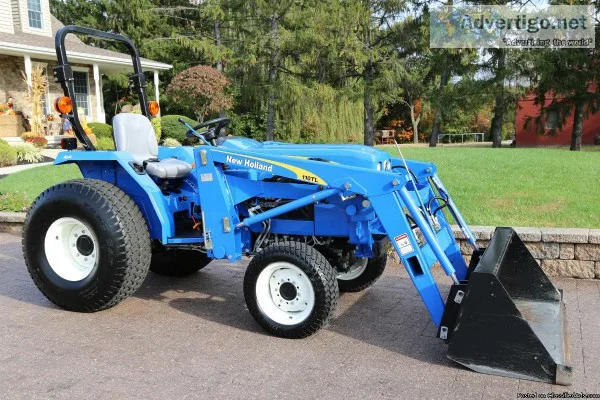 AMAZING 2009 NEW HOLLAND T1510 FARM TRACTOR 110TL LOADER 117 HOU