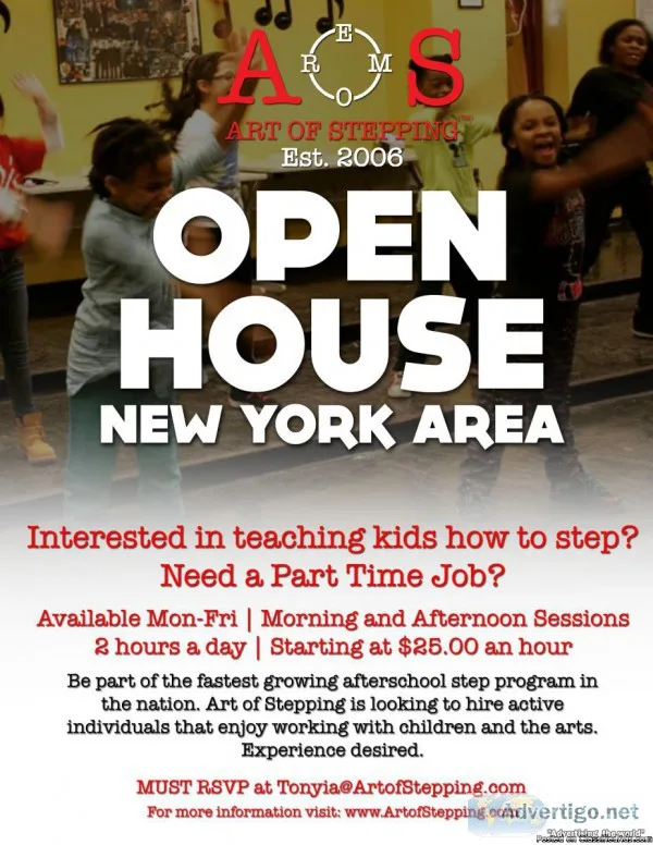 Art of Stepping Employment Open House