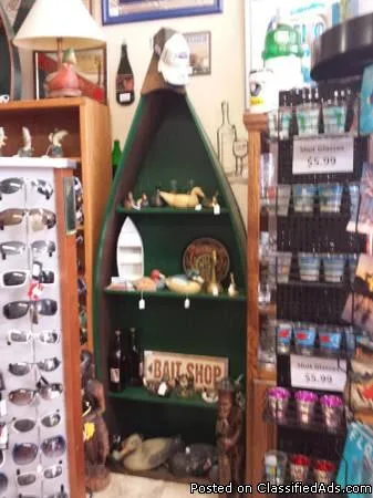 Hand Crafted Boat Shelf - Special colors can be ordered