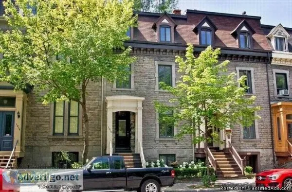 Spacious 3 bedroom apartment on 2 floors Ville-Marie