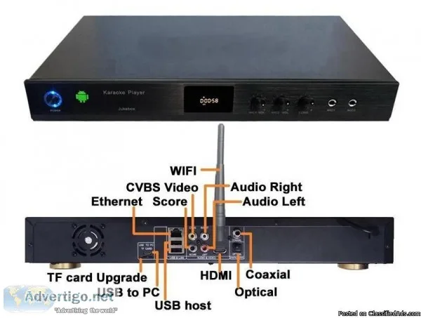 KTV-8866E Vietnamese karaoke viv mplayer 2s mplayer 2D(dual tray