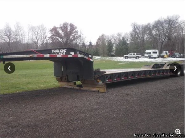 2003 TRAIL KING 55 TON 1038 RGN MODEL TK110HDG- 533 for sale in 