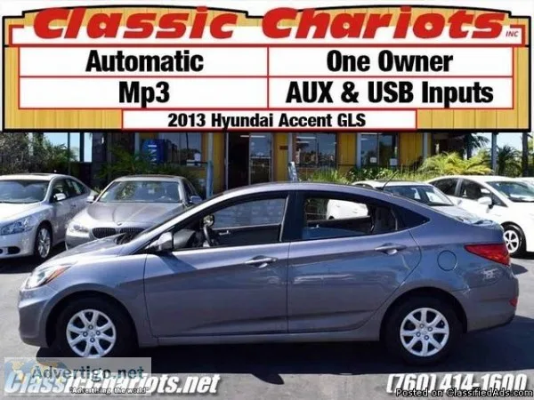Used Car Near Me &ndash 2013 Hyundai Accent GLS with One Owner M