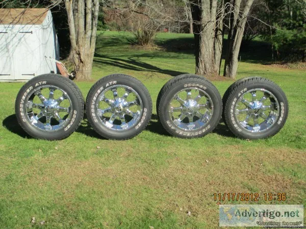20&quot Chrome Wheels  Tires