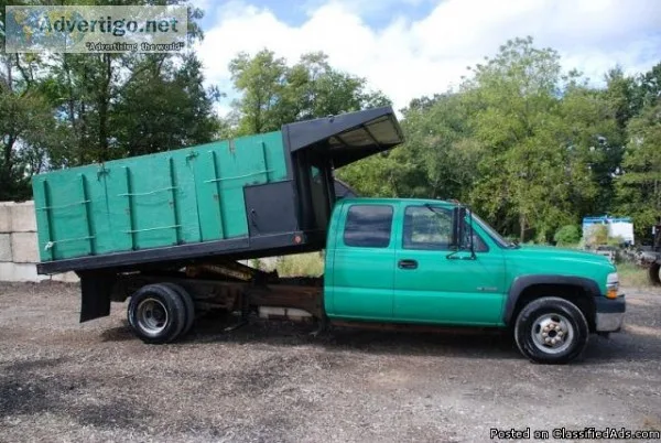 2001 Chevrolet 3500 Stake Body Dump Truck