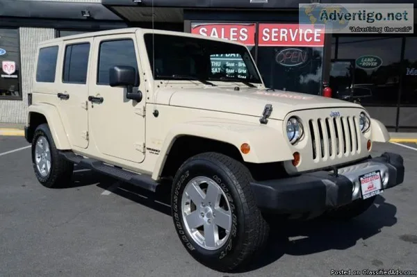 2011 Jeep Wrangler Unlimited Sahara WE FINANCE -Heated Leather 9
