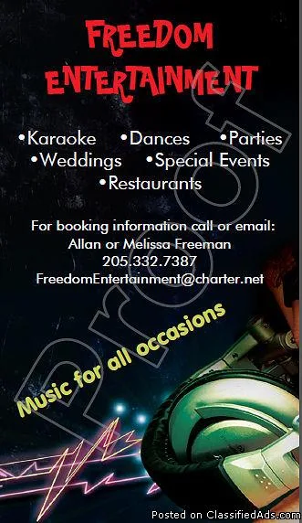 Freedom Entertainment Karaoke and DJ Service