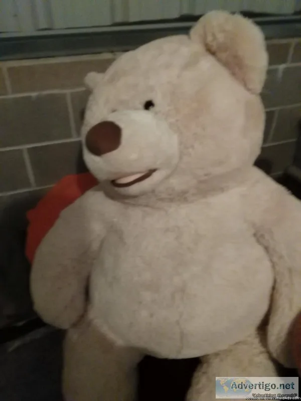 Super lg stuffed bear and moose