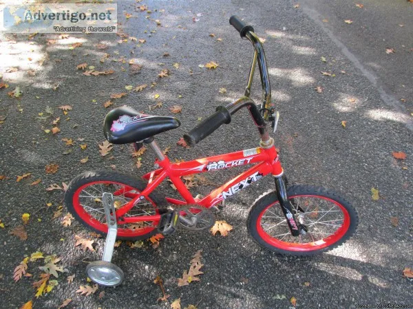Next Rocket with training wheels Christopher Metcalfe Creations