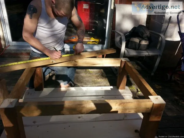 beautiful home made tables