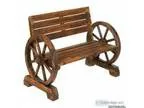 Wagon Wheel Bench