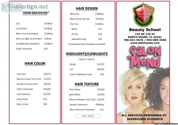 Bellasa Professional Institute Beauty School