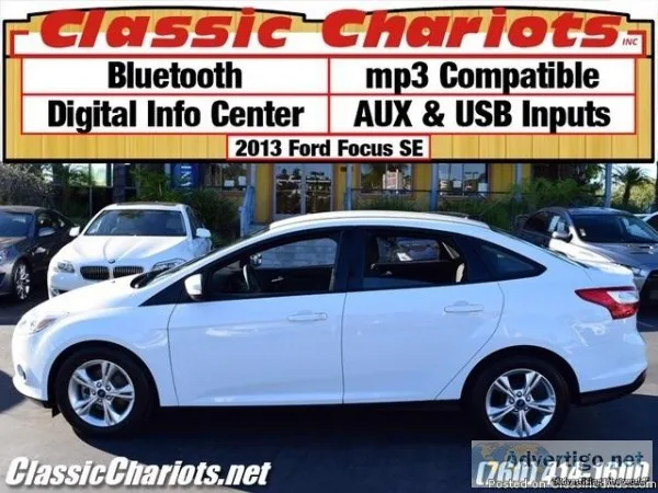 Used Car Near Me &ndash 2013 Ford Focus SE With Bluetooth Mp3 Co
